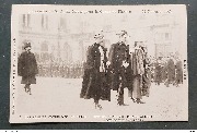 Les princes conduisant le deuil. Duc de Vendome - Prince Albert - Duc de Hohenzollern. Funérailles de S. A. R. le comte de Flandres 22 Novembre 1905