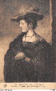 Musée Royal d'Anvers. Portrait de femme par Rembrand van  Rijn