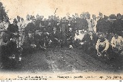  Camp de Brasschaet-Polygone. Nettoyage des gamelles après le 3me repas.