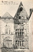 Tournai. Maison de bois Vieux marché à la Paille (1838)