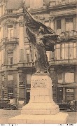 Bruxelles.Statue La Brabançonne Place Surlet de Chokier Sculpteur Charles Samuel 