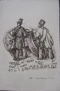 Charlier dit Jambe de Bois tirant le canon lors de la Révolution de Bruxelles 1830