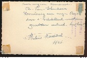 Photo-carte de Hélène Maréchal en Kilt 1946