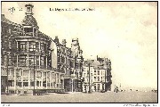 Ostende. La Digue et l'H&ocirc;tel du Phare