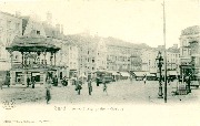 Gand. March&eacute; aux grains-Kiosque-E&S.B.
