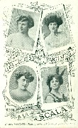 Nos jolies artistes à la Scala Lucie Manon Lidia D'Horvilly Miette
