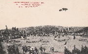 Spa. Le Lawn Tennis - Grande semaine d'Aviation, 1909 - Aéroplane piloté par Paulhan