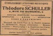Ets d'Editions Artistiques Th&eacute;odore SCHULLER 6 rue de Hongrie