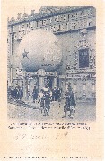 Types guerriers de la province &eacute;quatoriale du Soudan. Souvenir de l'exposition universelle d'Anvers 1894