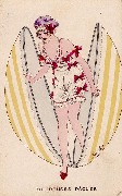 Femme sortant d'un oeuf g&eacute;ant
