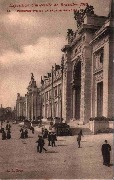 Bruxelles. Exposition Universelle de Bruxelles 1910, Perspective de la fa&ccedil;ade principale
