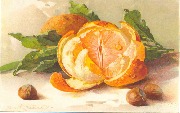 Orange et noisettes