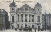 Anvers. L'Op&eacute;ra Flamand, Fa&ccedil;ade principale inaugur&eacute;e le 17 Oct. 1907, Architecte, Van Mechelen