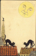 Combat de Chats à la lune Combat de Chats à la lune