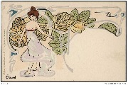 Fille aux roses Fille aux roses