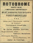 Pub bottin 1920 Rotobrome