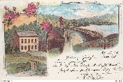 Souvenir de Gileppe. Barrage de Gileppe. Restaurant du Barrage