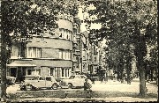 Uccle avenue Moli&egrave;re Vue prise de la Place Constantin Meunier