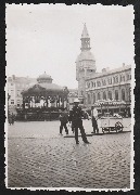 Kiosque. Ostende, La Place d'Armes - photo format 5.4x7.8 cm - Aout 1934 -