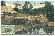 Congo Belge. Village indig&egrave;ne pr&egrave;s de Stanleyville