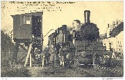 Hoogboom(Cappellen). R&eacute;giment du chemin de fer G&eacute;nie Spoorwegregiment Cabine Gare et Machine T9 - Kabien Statie en Machien T9