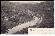 Vianden. Vue du chemin du Biltchen