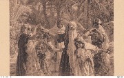 Mus&eacute;e Charlier. Charles-Etienne Dinet. Jeu dans la palmeraie