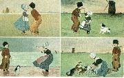 Quatre vues Petits hollandais