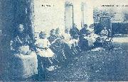 Bassenge. Tresseuse de paille
