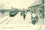 Esschen. Aankomst van den trein - Arrivée du train