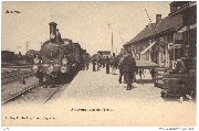 Esschen. Aankomst van den Trein