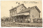 Zuyenkerke. De spoorhalle. La Gare. Chef Aug. Carette-Beirens