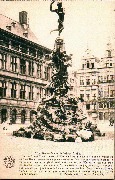 Anvers. Statue de Salvius Brabo Anvers. Statue de Salvius Brabo