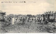 Katanga. Elisabethville Arriv&eacute;e d'un train