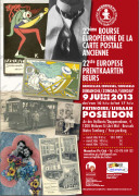 Affiche bourse europ&eacute;enne /europese beurs poster 9 juin/juni 2013