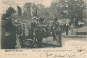 Souvenir de Bruxelles. S.M. Le Roi &agrave; l'Inauguration de Bruxelles-Port de mer