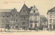 Malines.  Anciennes Maisons sur le Dyle