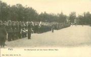 Metz. Die Wachparade auf dem Kaiser Wilhelm Platz