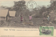 Katanga ,Campement à la lisière de la plaine Ka-Chichi