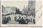Ypres. Grand'Place. Jour de Marché