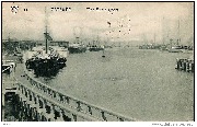 Ostende. Une Vue du port