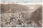 Huy. Vue panoramique dans la gorge vers Marchin