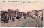 ST-GILLES (BRUXELLES) Place Morichar (Ancienne place de Parme) et école moyenne des garçons