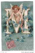 Alphabet des angelots Lette M