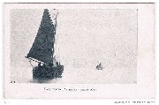 Littoral belge. Pêcheurs en pleine Mer