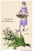 Muguet Porte-Bonheur(+panier de fleurs)