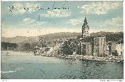 Tilff. L'Eglise et le Pont sur l'Ourthe