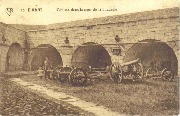 Dinant. Canons dans la cour de la citadelle