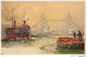 Tower Bridge : Barges