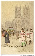 Westminster : Sandwichmen Blue coat boy